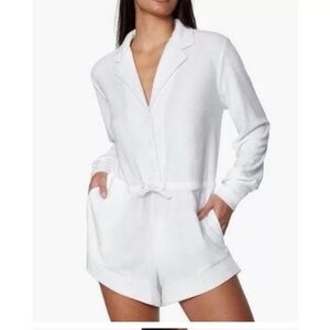 WeWoreWhat Women's Terrycloth Romper